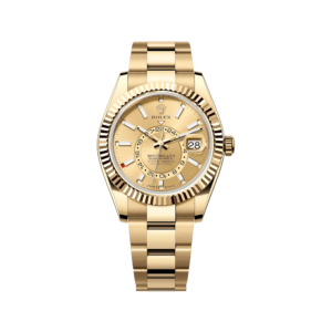 Partial payment for Rolex Sky-Dweller 42mm Champagne Dial Yellow Gold  336938