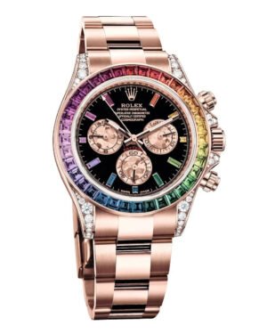 Rolex Daytona 126595RBOW Rainbow New Reference Rose Gold Black Dial 2025