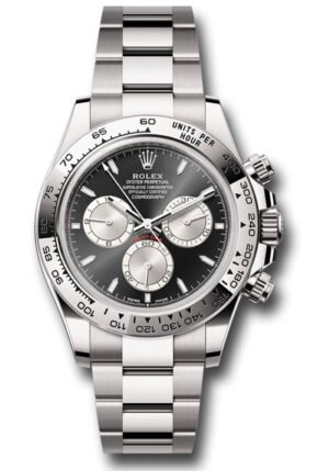 Rolex Cosmograph Daytona White Gold Black And Steel Index Dial Oyster Bracelet 126509
