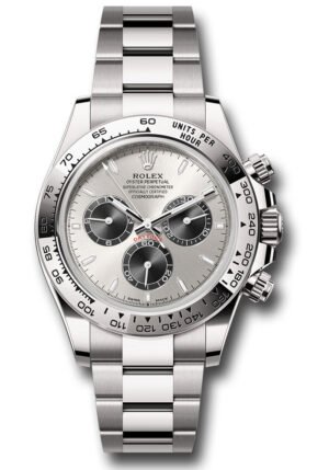 Rolex Daytona Cosmograph Daytona White Gold Silver And Black Index Dial - Oyster Bracelet 126509