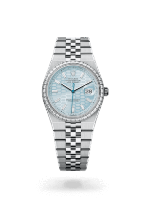 Rolex Land-Dweller 36 | Blue Dial Baguette Bezel (Ref 127286TBR)