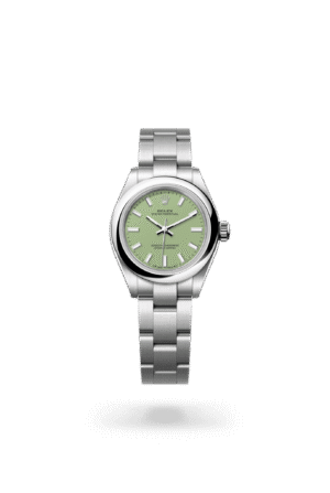 Rolex Oyster Perpetual 28 | Pistachio Dial (Ref 276200-0006)