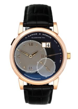 A. Lange & Sohne Lange Grand Lange 1 115.031 mostrador preto Relógio Masculino