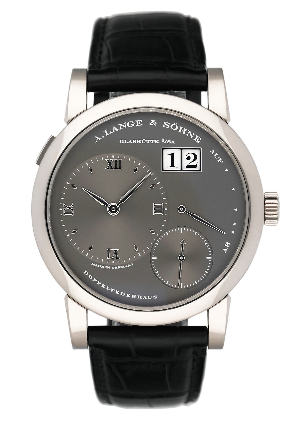 A. Lange & Sohne Lange 1 101.030 mostrador cinza Relógio Masculino Papers