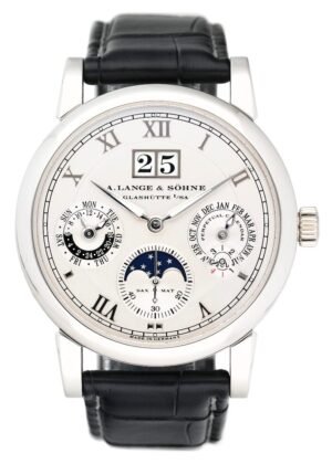 A. Lange & Sohne Langematik Perpetual 310.025E Relógio Masculino Caixa e Documentos