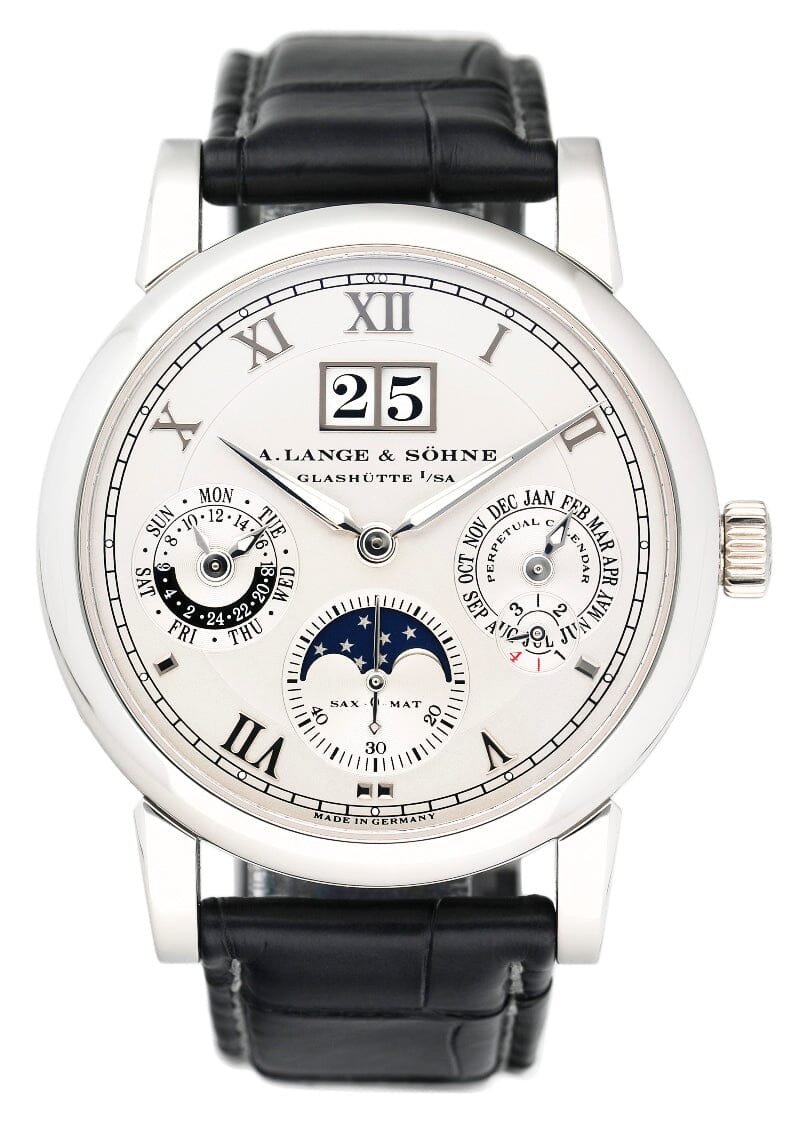 A. Lange & Sohne Langematik Perpetual 310.025E Relógio Masculino Caixa e Documentos