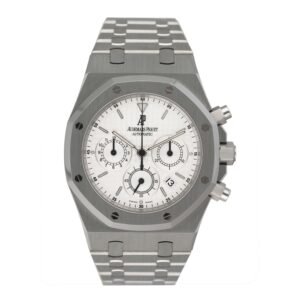 Audemars Piguet 26300ST mostrador branco Relógio Masculino