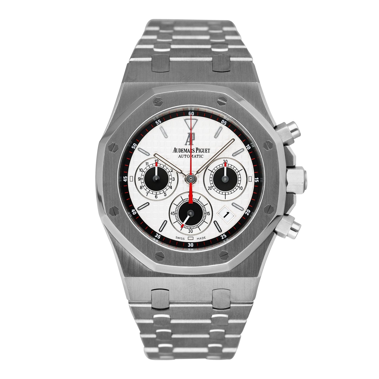 Audemars Piguet 26300ST Panda Dial Relógio Masculino com Documentos