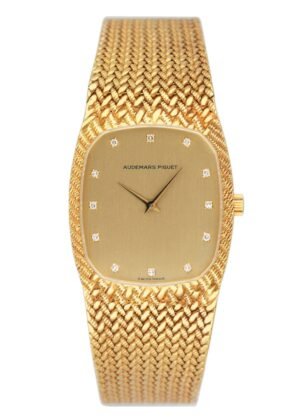 Audemars Piguet 4579/519 BA Diamond Champagne Relógio Feminino Papers