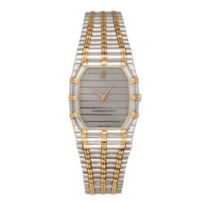 Audemars Piguet Bamboo mostrador prata Two Tone Relógio Feminino