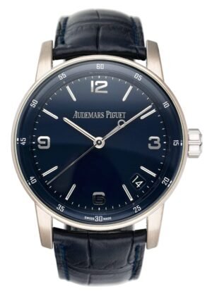 Audemars Piguet Code 11.59 15210BC mostrador azul Relógio Masculino Papers