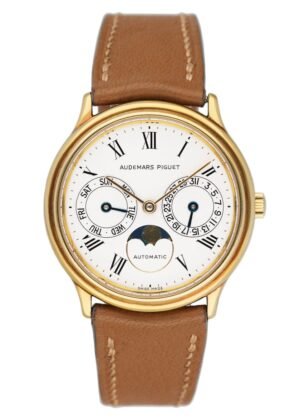 Audemars Piguet Day-Date Moonphase 25589BA 18k ouro amarelo Relógio Masculino