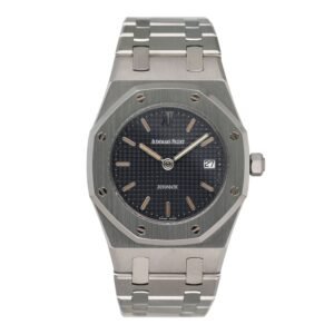 Audemars Piguet Royal Oak 14470ST mostrador azul Relógio Feminino