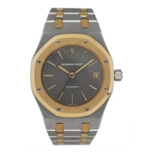 Audemars Piguet Royal Oak 14790SA mostrador cinza Two Tone Relógio Masculino