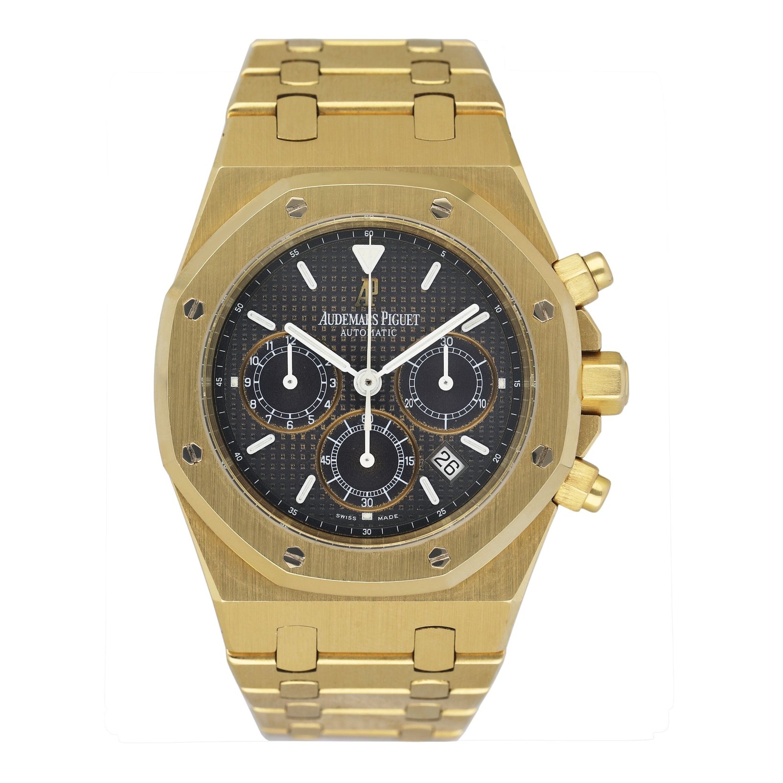 Audemars Piguet Royal Oak 25860BA mostrador azul Relógio Masculino With Archives