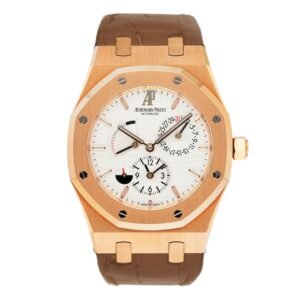 Audemars Piguet Royal Oak 26120OR duplo fuso horário (Dual Time) Relógio Masculino Caixa e Documentos