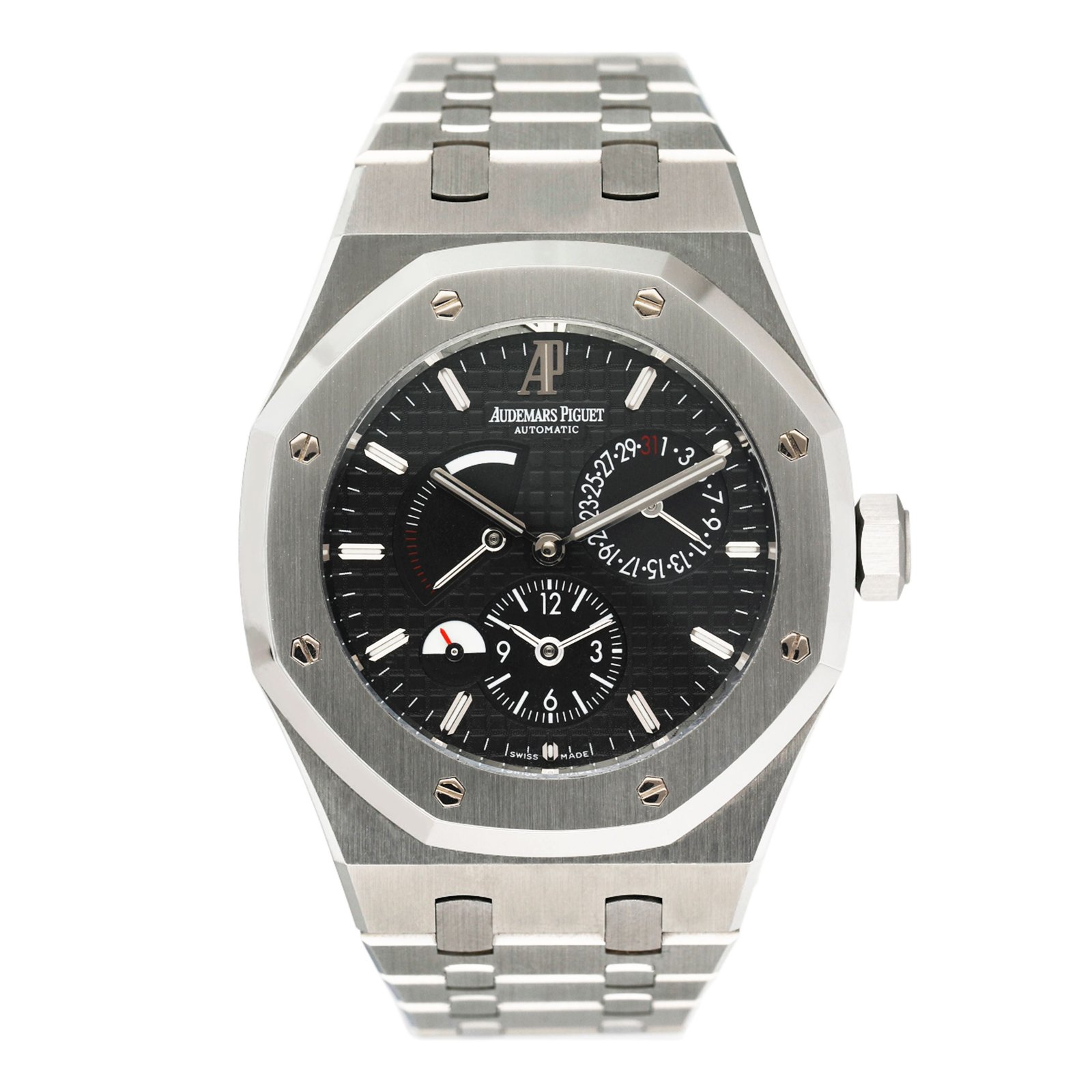 Audemars Piguet Royal Oak 26120ST mostrador preto Relógio Masculino