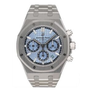 Audemars Piguet Royal Oak 26317BC Ice mostrador azul Relógio Masculino Caixa e Documentos Limited Edition