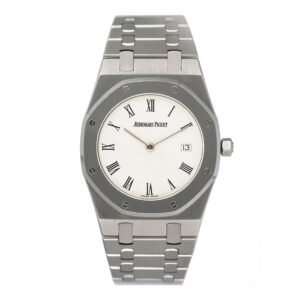 Audemars Piguet Royal Oak 56175ST Porcelain Dial Steel Relógio Feminino
