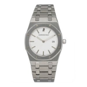 Audemars Piguet Royal Oak 56175ST mostrador branco Steel Relógio Feminino