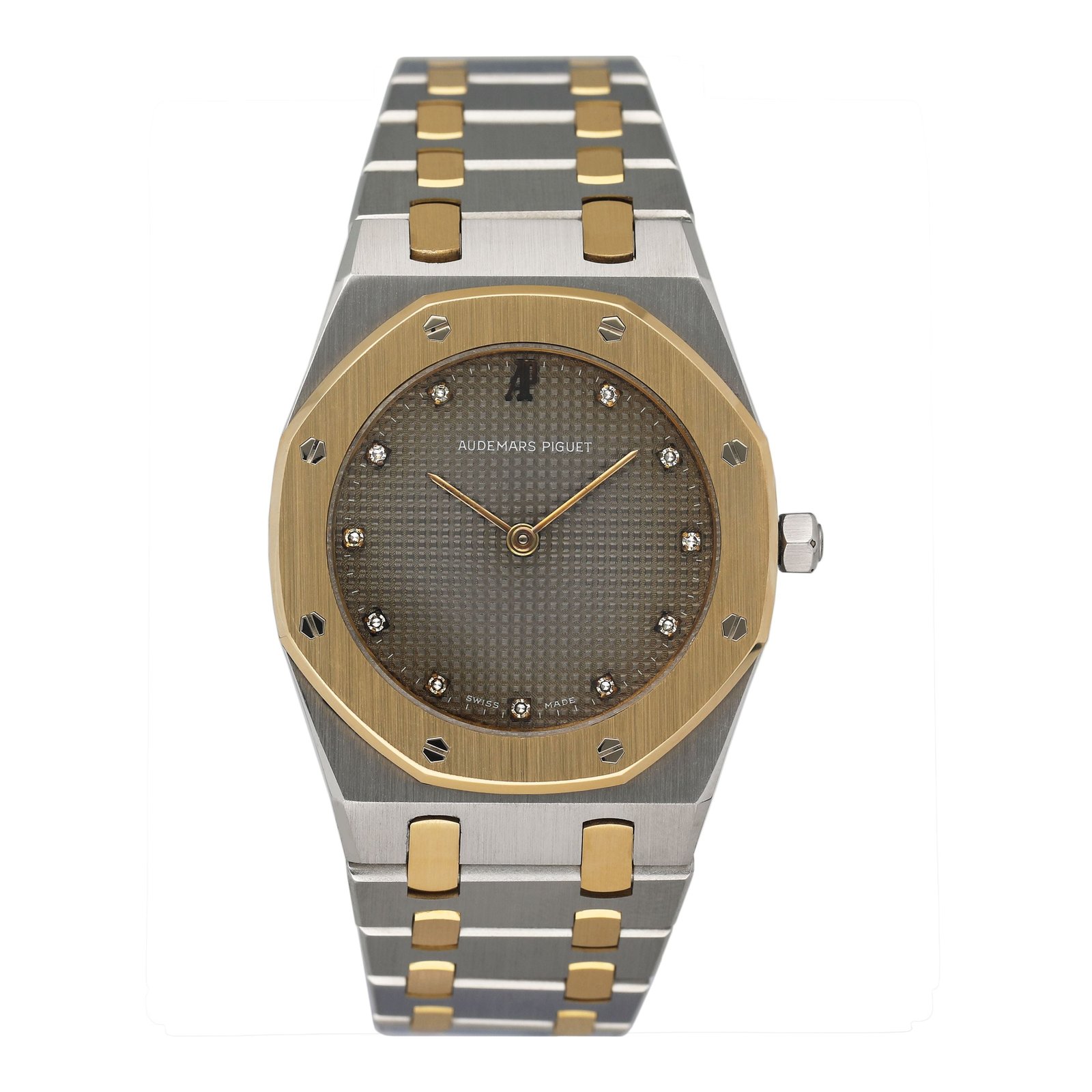 Audemars Piguet Royal Oak 56303SA Diamond Dial Two-Tone Relógio Feminino