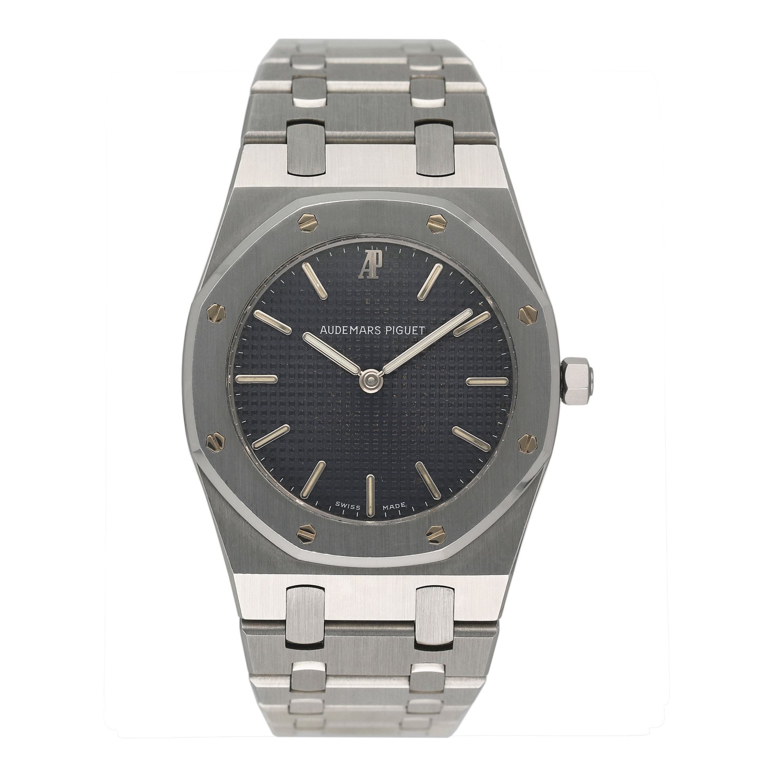 Audemars Piguet Royal Oak 56303ST mostrador azul Relógio Feminino