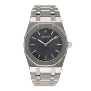 Audemars Piguet Royal Oak 56303ST mostrador azul Relógio Feminino