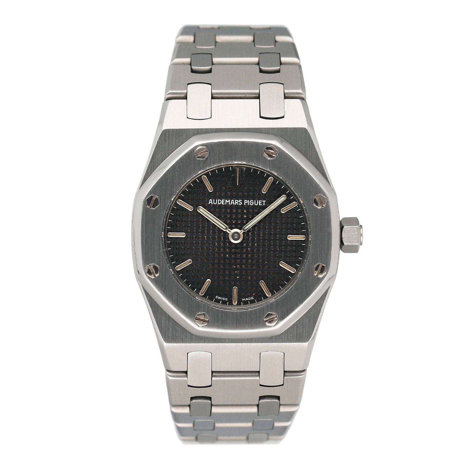 Audemars Piguet Royal Oak 6007ST Topical mostrador azul Relógio Feminino