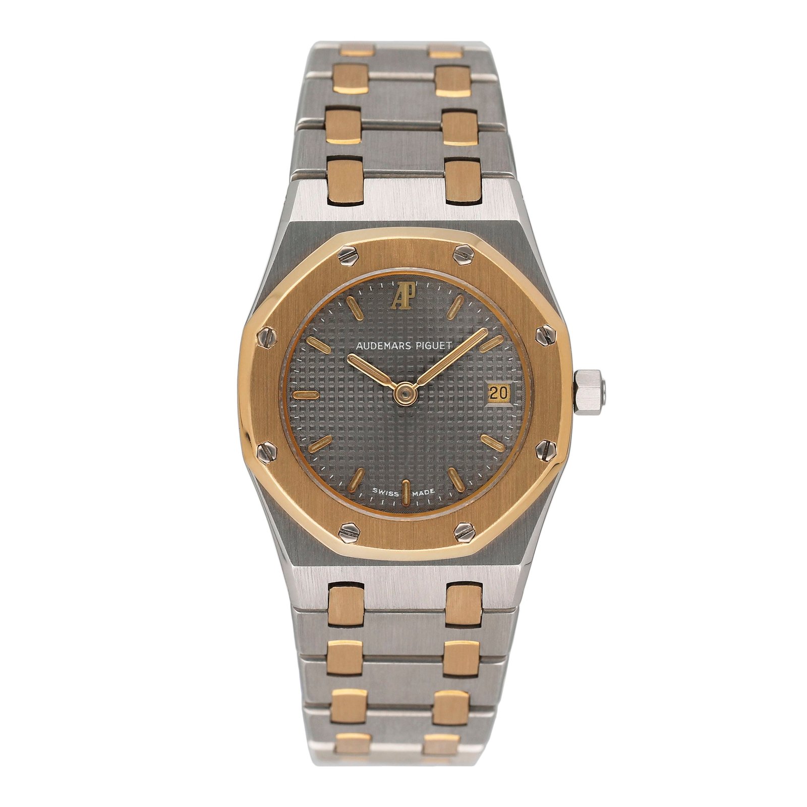 Audemars Piguet Royal Oak 66270SA mostrador cinza Relógio Feminino