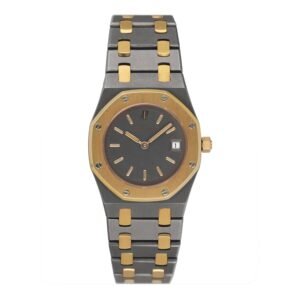 Audemars Piguet Royal Oak 66270TR mostrador cinza Relógio Feminino com Documentos