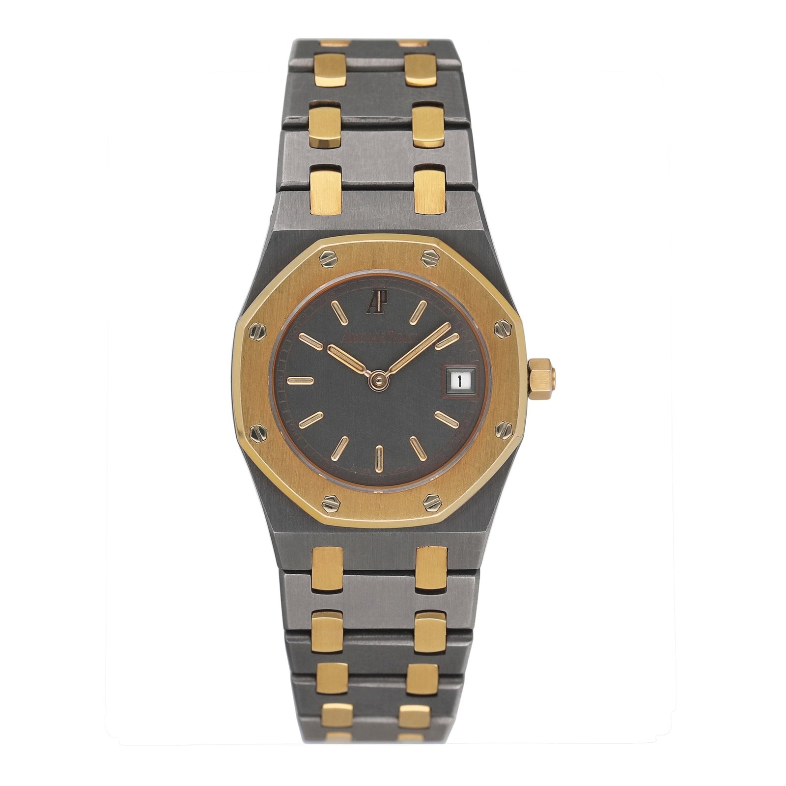 Audemars Piguet Royal Oak 66270TR mostrador cinza Relógio Feminino com Documentos