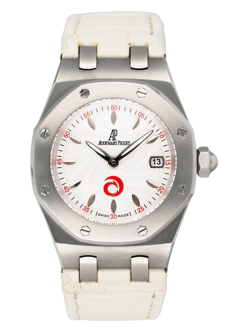 Audemars Piguet Royal Oak 67610ST Alinghi Relógio Feminino Caixa e Documentos