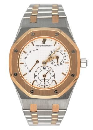 Audemars Piguet Royal Oak duplo fuso horário (Dual Time) 25730SA Relógio Masculino com Documentos