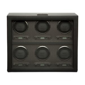 Axis 6 Piece Relógio Winder - Powder Coat