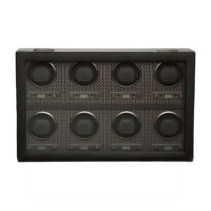 Axis 8 Piece Relógio Winder - Powder Coat