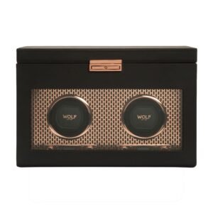 Axis Double Relógio Winder With Storage - Copper
