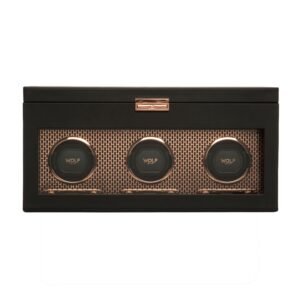 Axis Triple Relógio Winder With Storage - Copper
