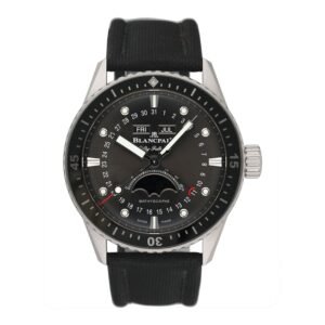 Blancpain Fifty Fathoms 5054-1110-B52A mostrador cinza Relógio Masculino Caixa e Documentos