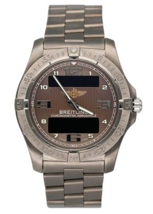 Breitling Aerospace Advantage E7936210 Titanium Relógio Masculino Caixa e Documentos