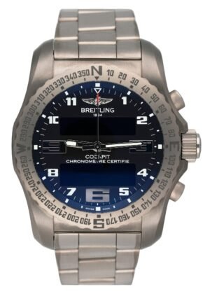 Breitling Cockpit B50 EB5010 Titanium Relógio Masculino