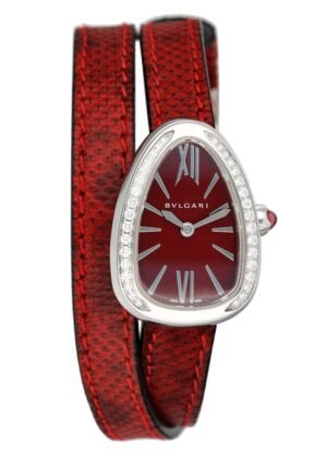 Bvlgari Serpenti 102780 Relógio Feminino Caixa e Documentos