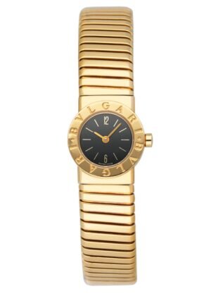 Bvlgari Tubogas BB 19 2T 18k ouro amarelo Relógio Feminino
