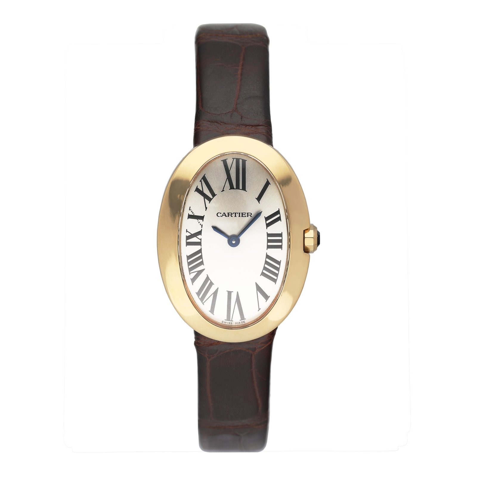 Cartier Baignoire W8000009 18k ouro amarelo Relógio Feminino