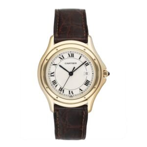 Cartier Cougar Classique W3500453 18k ouro amarelo Relógio Masculino