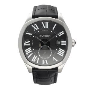 Cartier Drive De Cartier WSNM0009 mostrador preto Relógio Masculino Caixa e Documentos