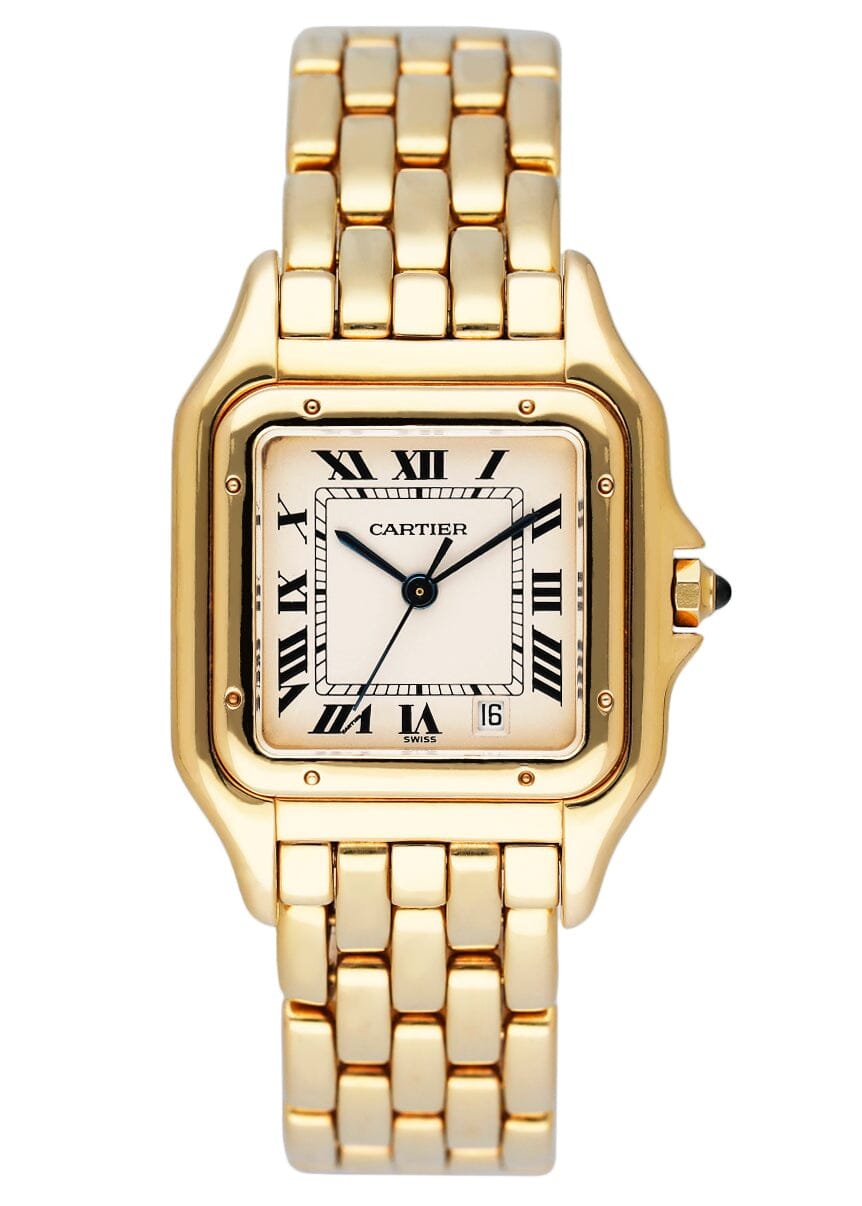 Cartier Panthere 8839 18k ouro amarelo Midsize Relógio Feminino