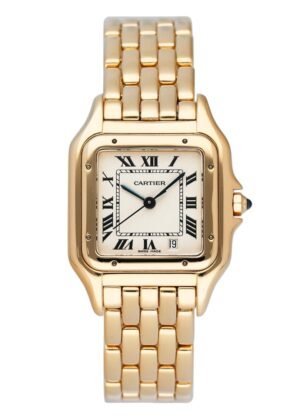 Cartier Panthere 8839 Midsize 18k ouro amarelo Relógio Feminino