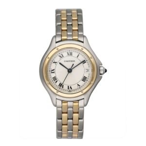 Cartier Panthere Cougar W35005B6 Two Tone Relógio Masculino