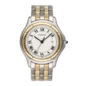 Cartier Panthere Cougar W35006B6 Two Tone Relógio Masculino