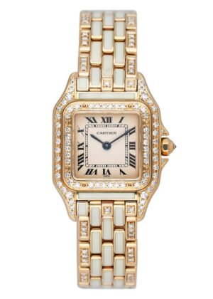 Cartier Panthere GGC98010 Diamond 18k ouro amarelo Relógio Feminino